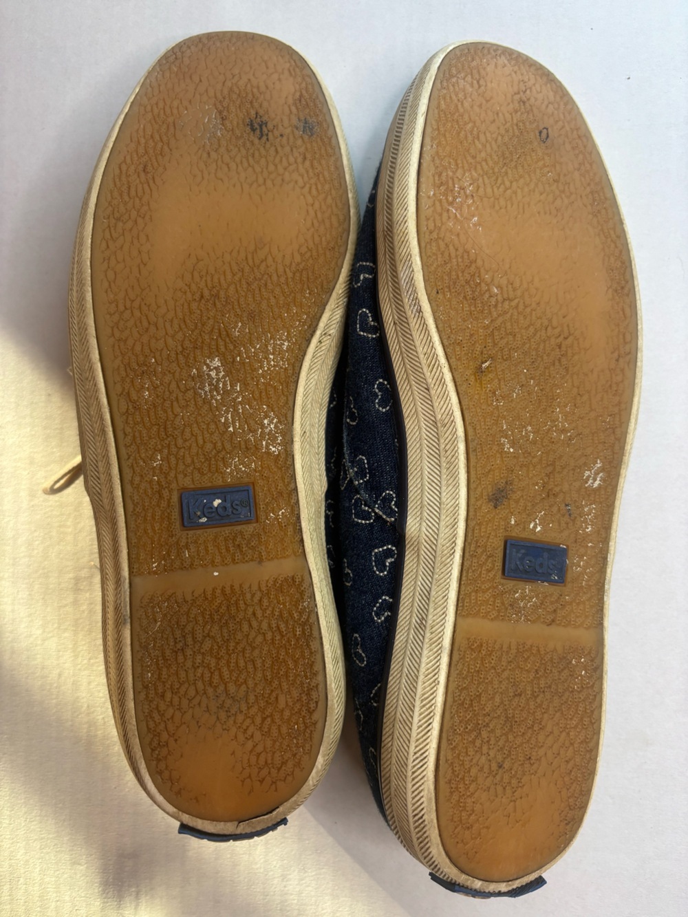 Taylor Swift Blue Denim Heart Embroidered Keds size 6.5 - Picture 5 of 5
